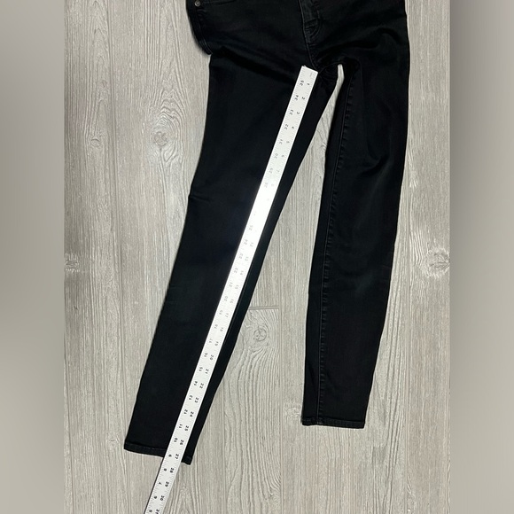 Madewell 9” High Rise Skinny Black Jeans Size 26 - Picture 9 of 10